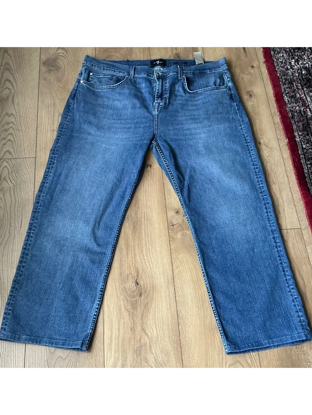7 For All Mankind Austyn Blue Denim Jeans